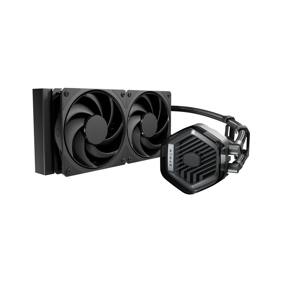 Cooler Master MasterLiquid ATMOS Stealth Series Processore Kit di raffreddamento a liquido 12 cm Nero
