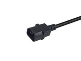 Equip 112171 cavo di alimentazione Nero 3 m Accoppiatore C14 Accoppiatore C15