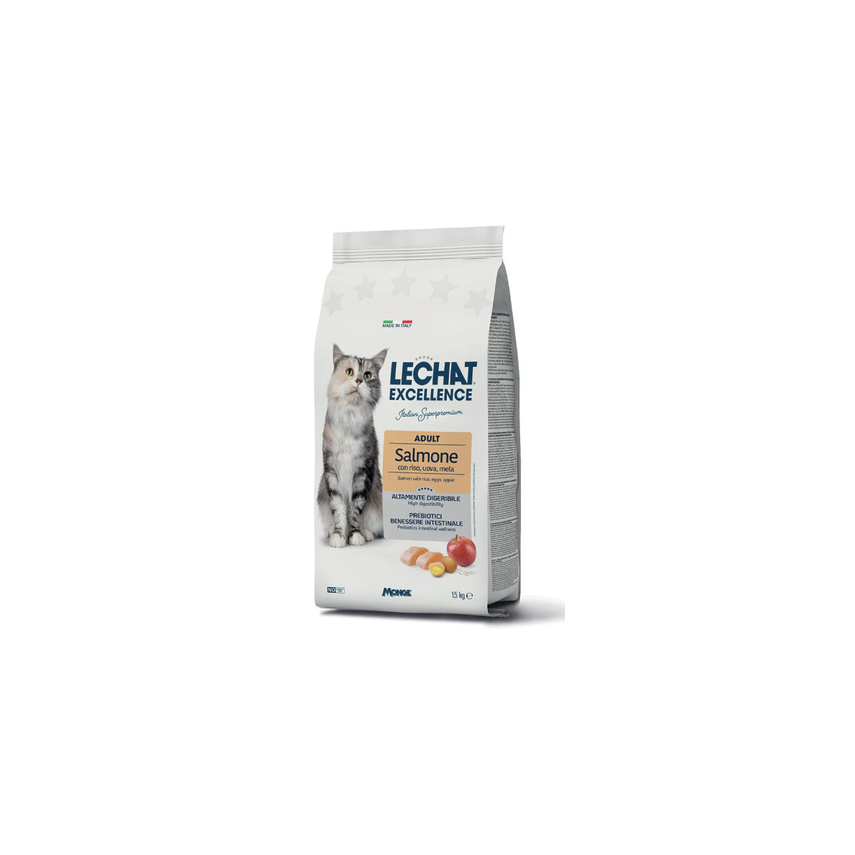 Monge LeChat Excellence cibo secco per gatti 1,5 kg Adulto Salmone