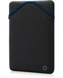 HP Reversible Protective 15.6-inch Blue Laptop Sleeve 39,6 cm (15.6") Custodia a tasca Nero, Blu
