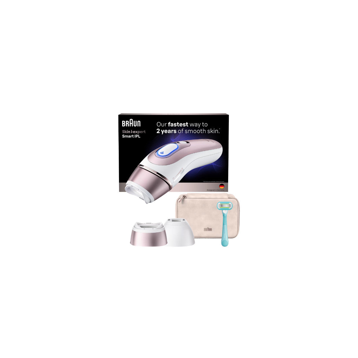 Braun Skin i expert Luce pulsata intensa (IPL) Rose Gold, Bianco