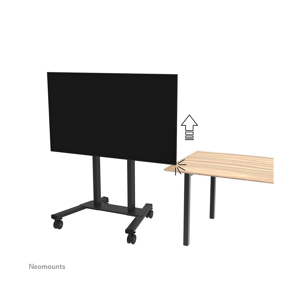 Neomounts FL55-875BL1 Supporto per display espositivi 2,54 m (100") Nero