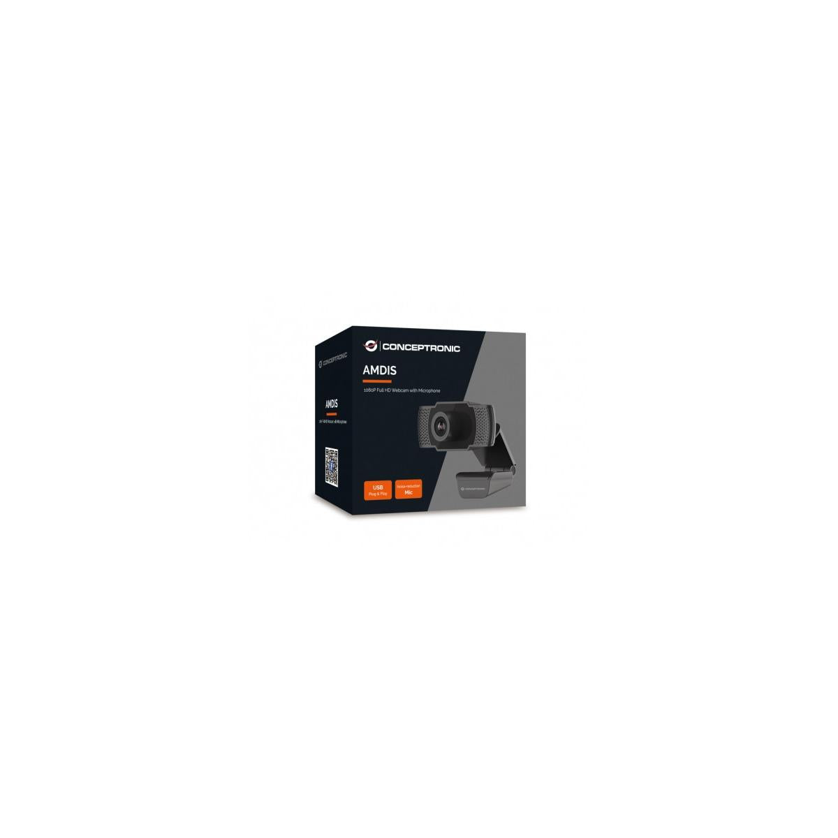Conceptronic AMDIS01B webcam 2 MP 1920 x 1080 Pixel USB 2.0 Nero