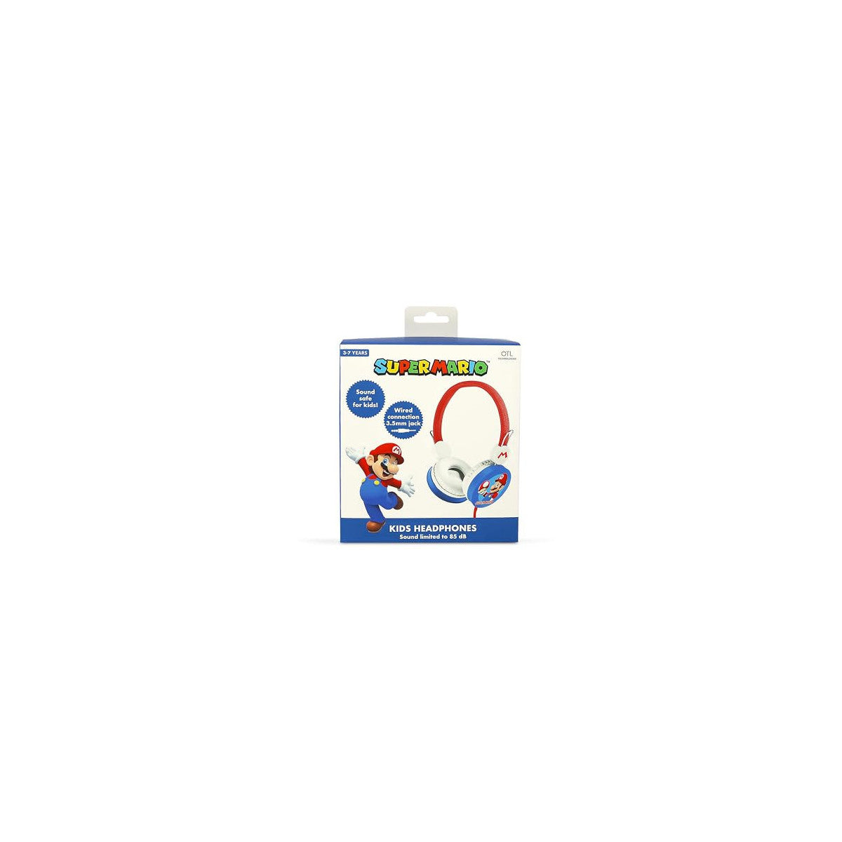 OTL Technologies Cuffie Super Mario Core Wired Per Bambini Over-Ear 3.5mm 85dB