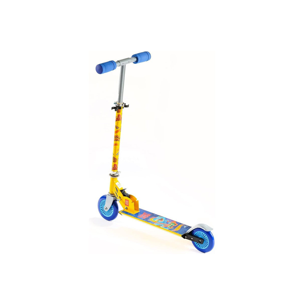 ODS Monopattino Hot Wheels 2 Ruote Regolabile E Richiudibile Con Freno
