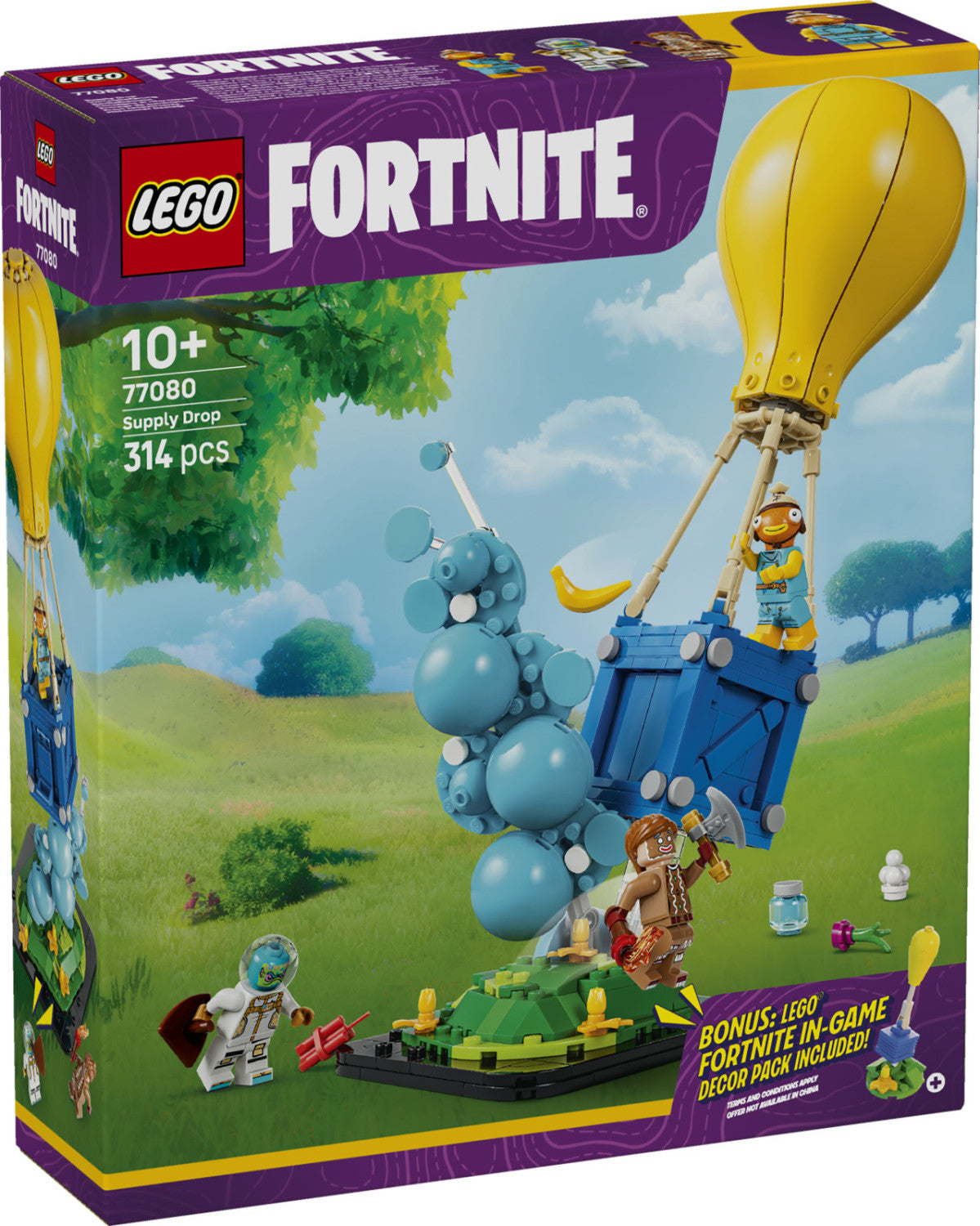 LEGO Fortnite 77080 Consegna Di Rifornimenti, Set Da Costruzione Con 3 Minifigure E Accessori, 314 Pezzi, Per Bambini E Gamer Dai 10 Anni
