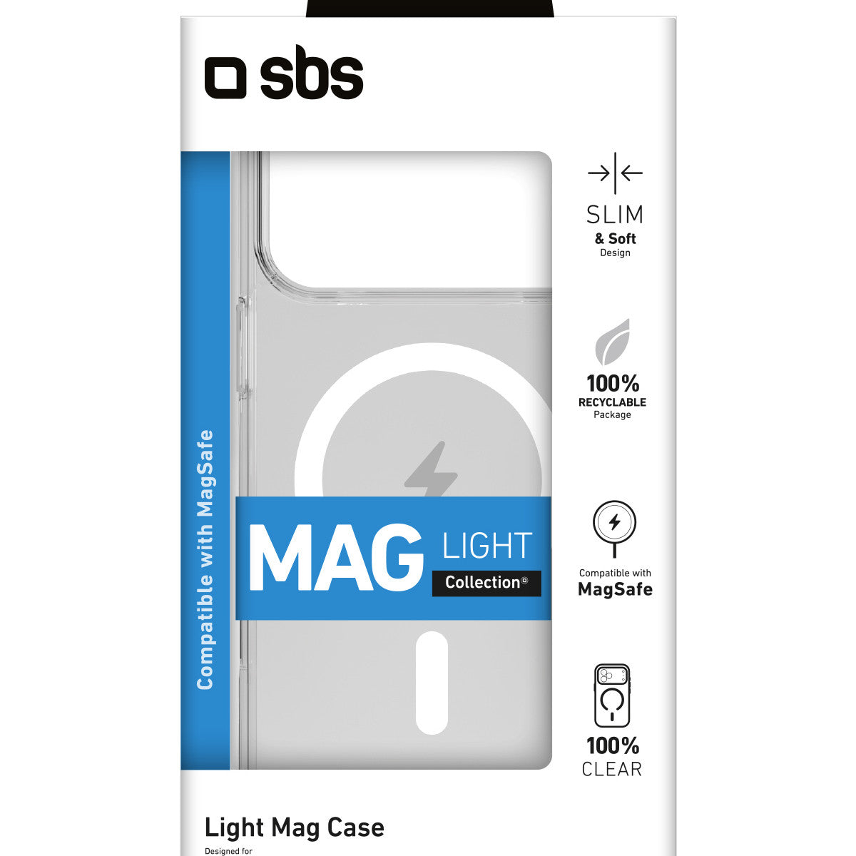 SBS TELIG2MAGIP1769T custodia per cellulare 17,5 cm (6.9") Cover Trasparente