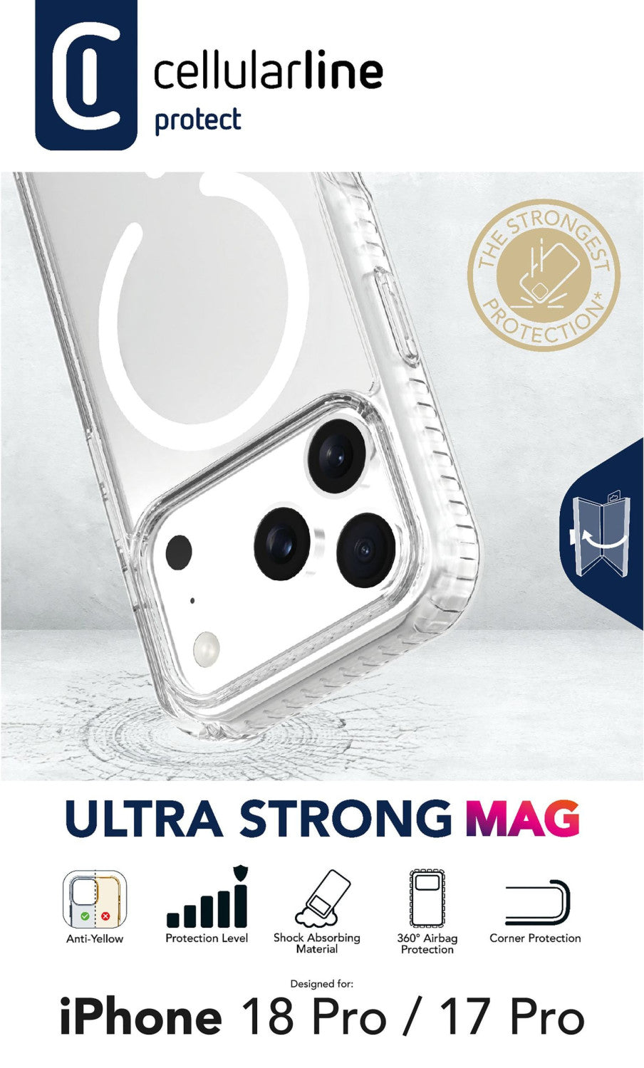 Cellularline ULTRA STRONG MAG - IPHONE 18 PRO