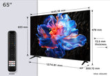 TCL P69K Serie Smart TV 4K Ultra HD 65 pollici 65P69K, Dolby Audio, HDR10 , Google TV