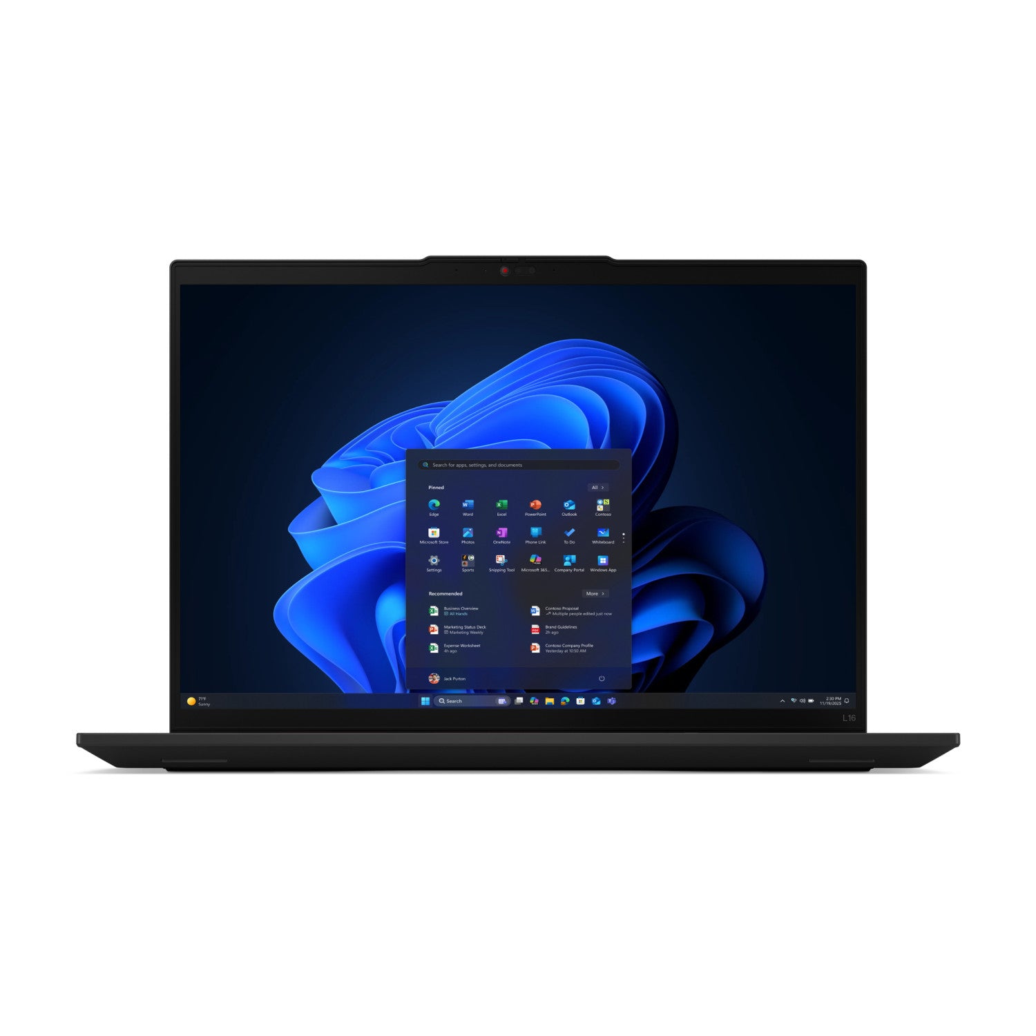 Lenovo ThinkPad L16 Gen 2 (Intel) Intel Core Ultra 5 225U Computer portatile 40,6 cm (16 pollici) WUXGA 16 GB DDR5-SDRAM 512 GB SSD Wi-Fi 6E (802.11ax) Windows 11 Pro Italiano Nero