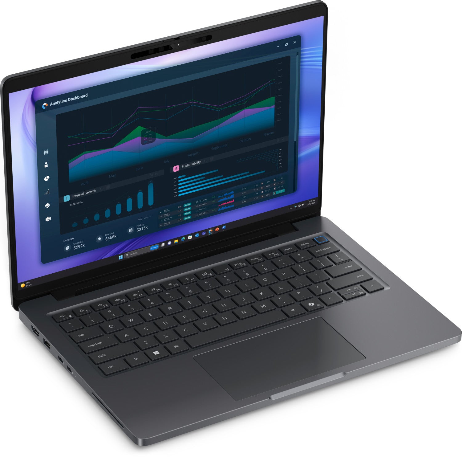 DELL Pro Precision 5 14 PW514261 Copilot+ PC Intel Core Ultra 7 366H Workstation mobile 35,6 cm (14") Full HD+ 32 GB LPDDR5x-SDRAM 1 TB SSD NVIDIA RTX PRO 500 Blackwell Wi-Fi 7 (802.11be) Windows 11 Pro Nero Italiano