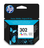 HP 302 Tri Color Original Ink Cartridge Cartuccia d'Inchiostro 1 pz Resa Standard Ciano Magenta Giallo