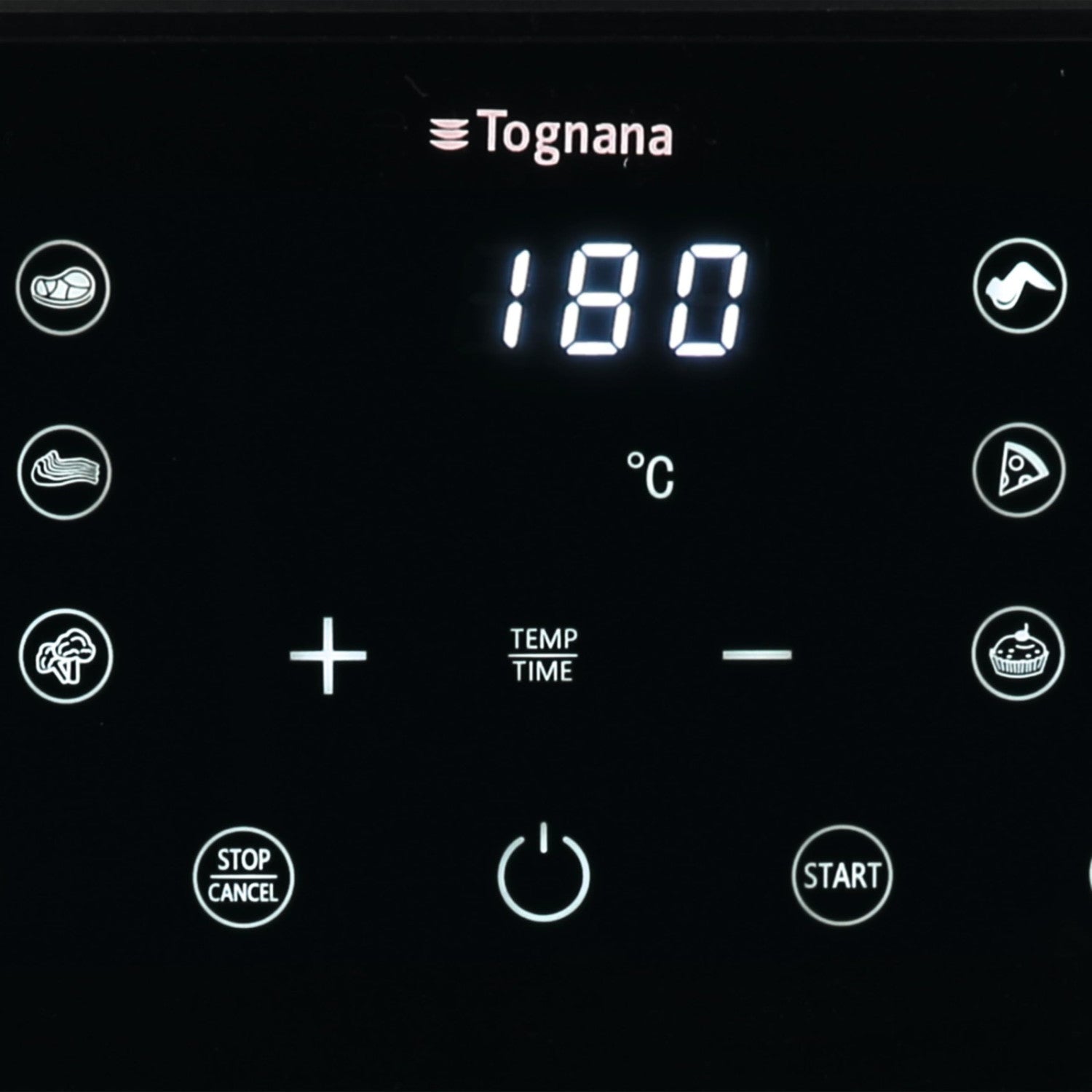 Tognana Iridea Friggitrice Ad Aria 10L Verde Salvia, Doppia Resistenza, Display Digitale, 12 Programmi, Timer 60 Min, 80-200 C, 2200W