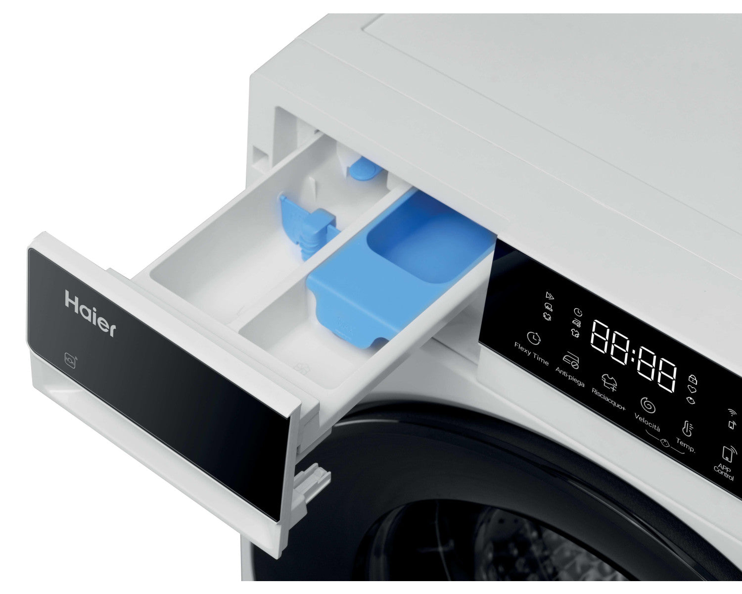Haier X Series 5 , Lavatrice Carica Frontale 14 KG, 20% più efficente della classe A, 1400 giri, Bianco, AI PowerDrive, Vapore, Wi-Fi, Smart AI, Super Fast 15', HW140BP14357U1IT