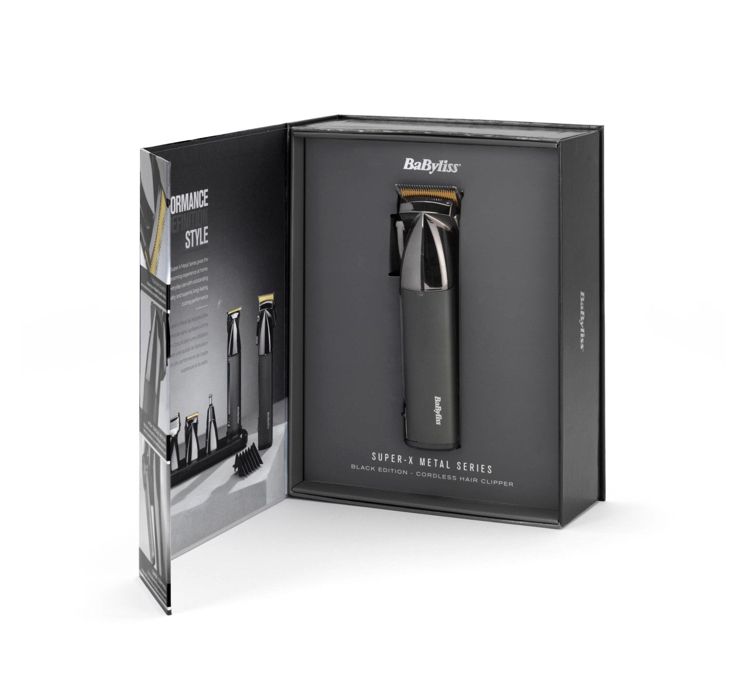 BaByliss E991E tagliacapelli Nero Cromo 5 Ioni di Litio
