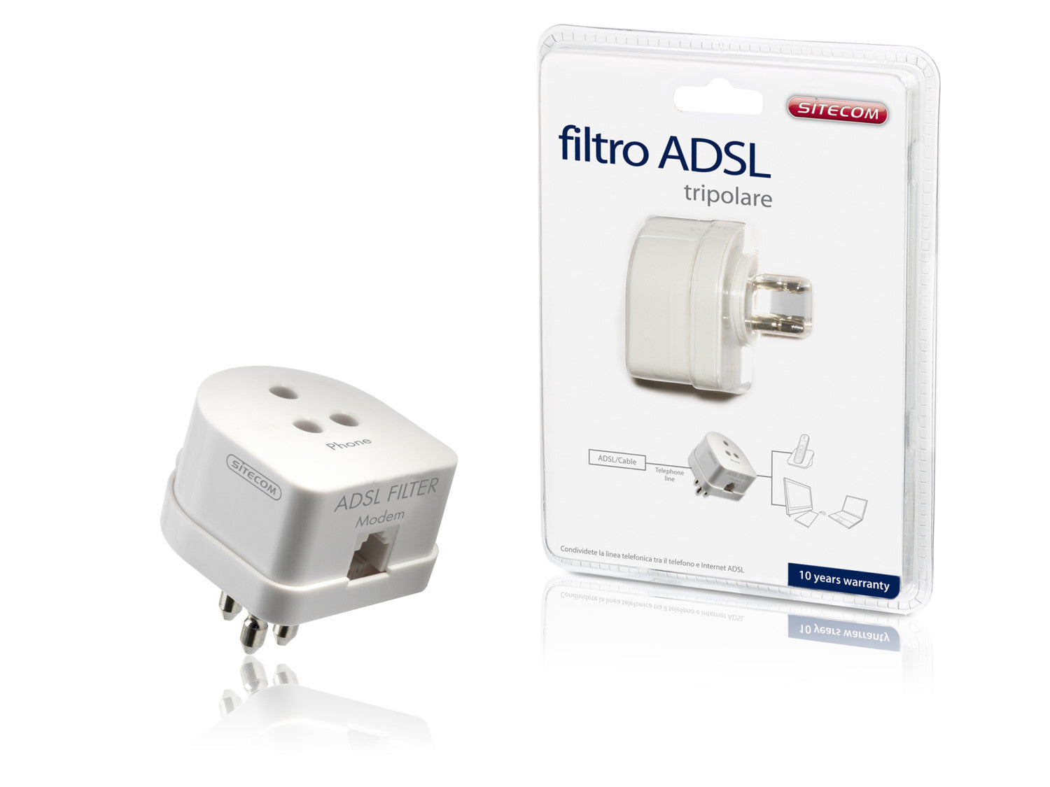 Sitecom DC-217 ADSL2 Filter