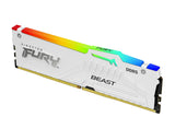 Kingston Technology FURY Beast 32GB 6000MT s DDR5 CL30 DIMM Kit da 2 moduli White RGB EXPO