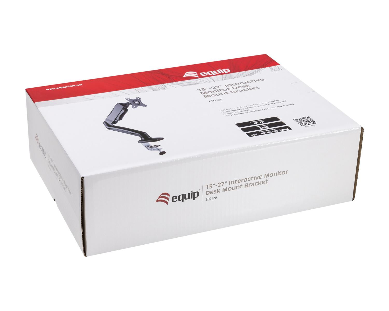 Equip 650120 supporto da tavolo per Tv a schermo piatto 81,3 cm (32") Nero Scrivania