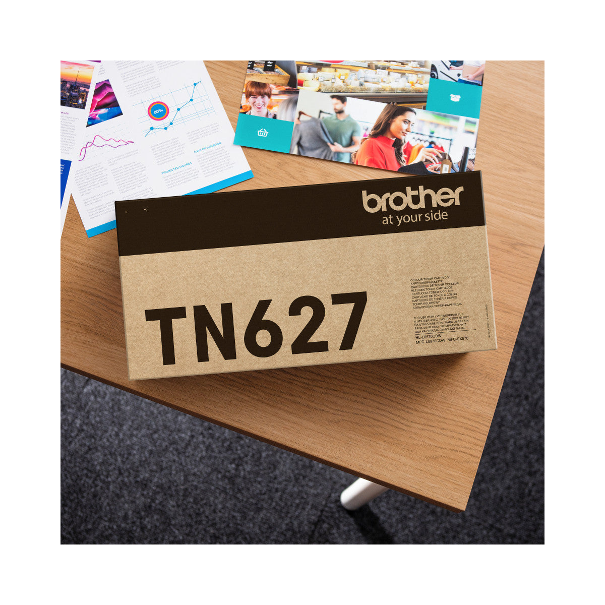 Brother TN-627Y cartuccia toner 1 pz Originale Giallo