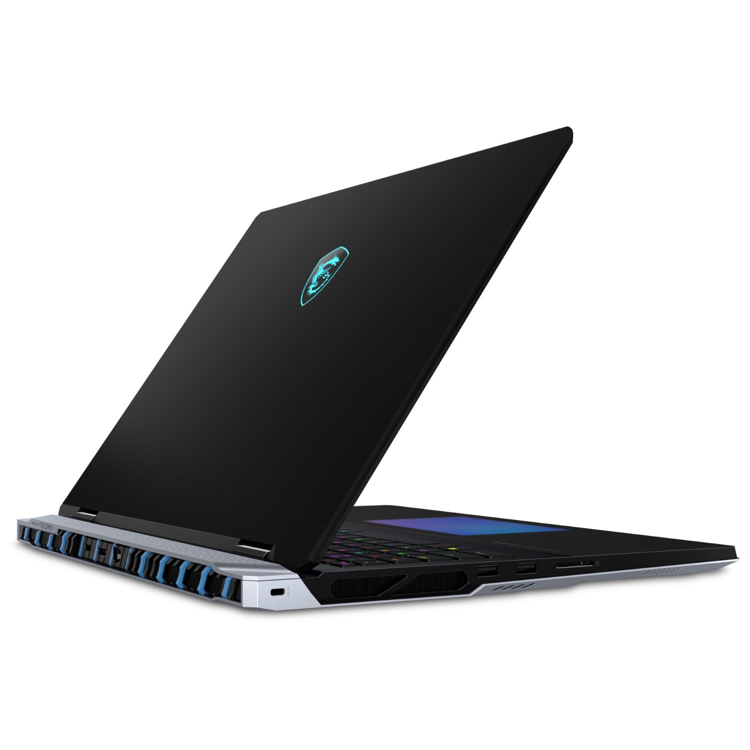 MSI Titan 18 HX A2WJ-1079IT Intel Core Ultra 9 290HX Plus Computer portatile 45,7 cm (18") UHD+ 64 GB DDR5-SDRAM 2 TB SSD NVIDIA GeForce RTX 5090 Wi-Fi 7 (802.11be) Windows 11 Home Nero
