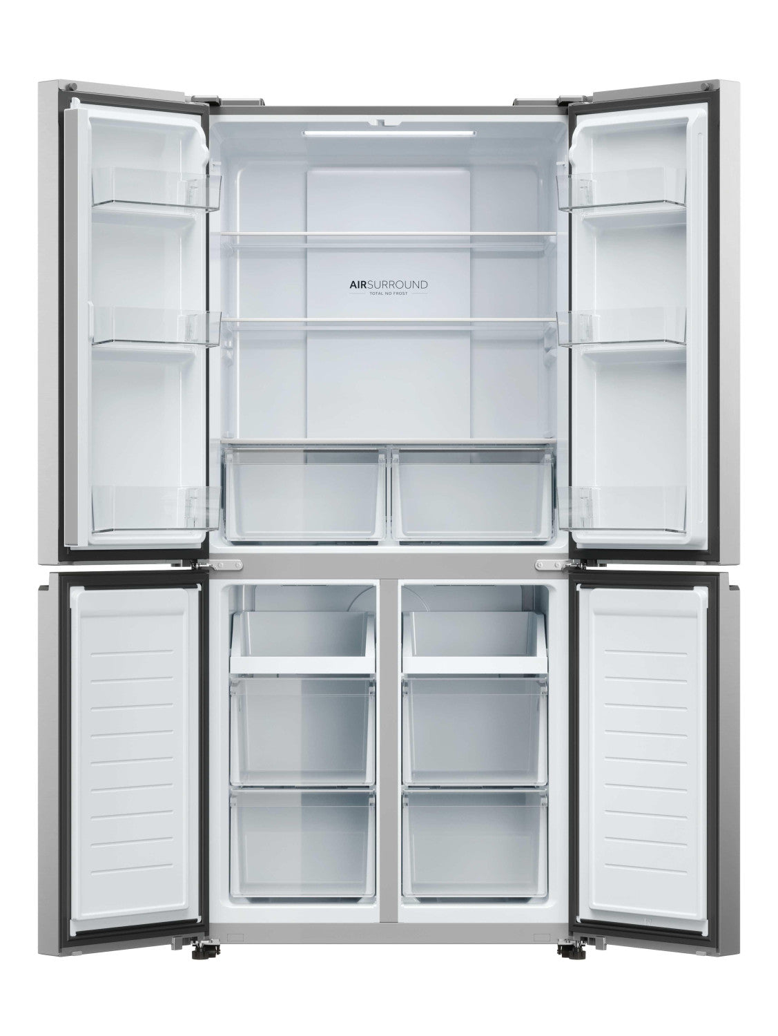Haier Cube 83 Serie 3 HCR3818DNMM frigorifero side-by-side Libera installazione 467 L Acciaio inox