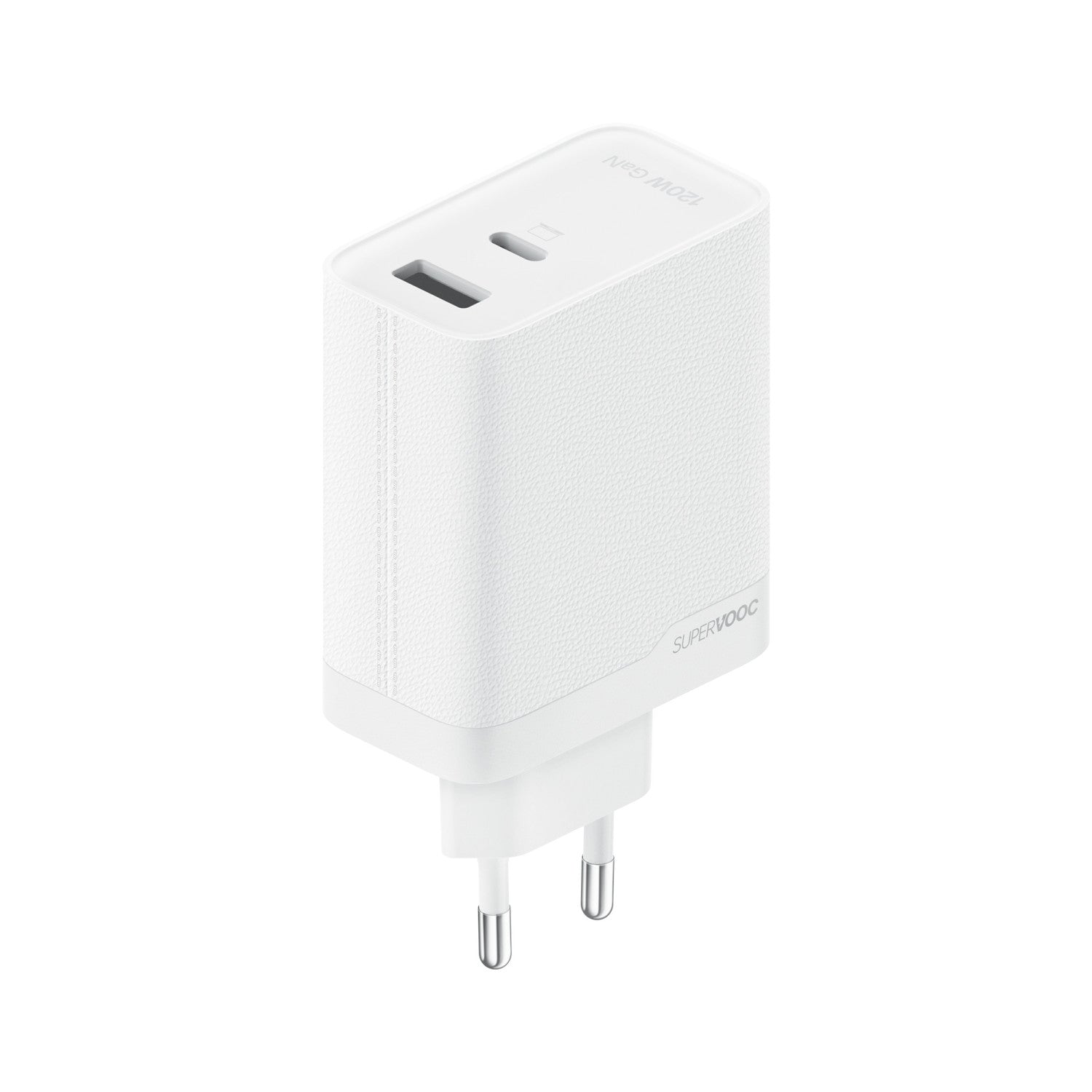 OPPO SUPERVOOC 120W Dual Ports GaN Power Adapter Kit White