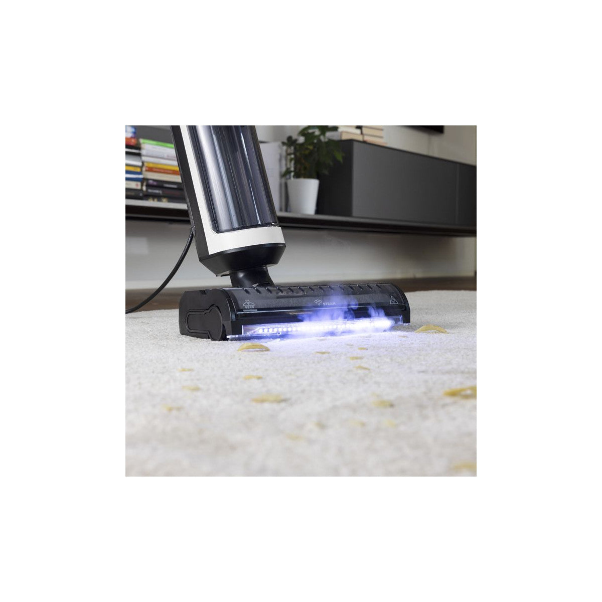 Polti WD10 Aspirapolvere a bastone 2 in 1 AC Secco e bagnato HEPA Senza sacchetto 750 W Nero, Bianco