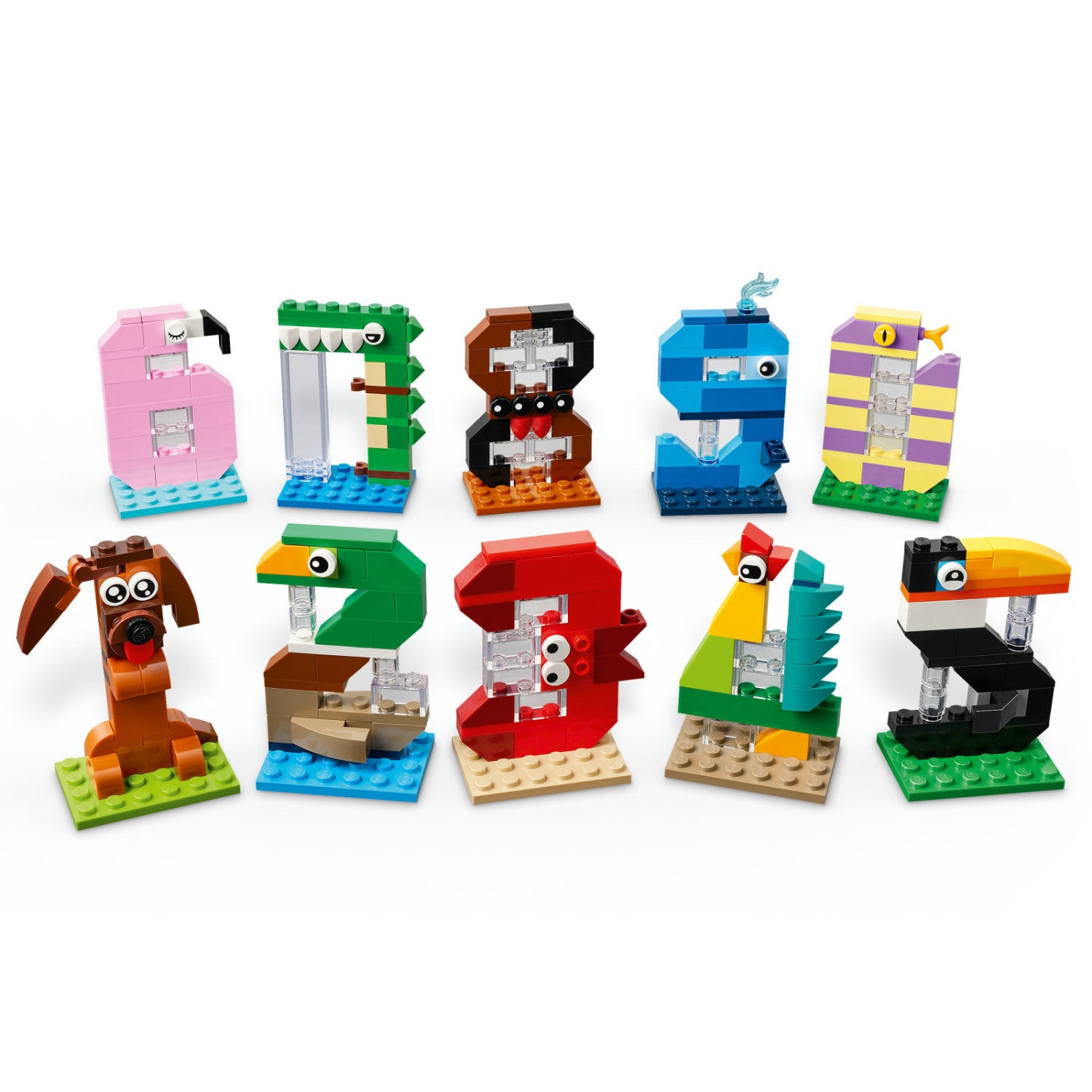 Lego Iconic 40807 Numeri Del Compleanno Giocattolo, Decorazione Per Torta, Addobbi Per Feste O Gioco Per Contare, Regalo Bambini 6
