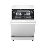 LG Lavastoviglie Libera Installazione DF375HWS Classe A 14 Coperti TrueSteam QuadWash 3 Cestelli Auto-Apertura Wi-Fi 43dB Bianco