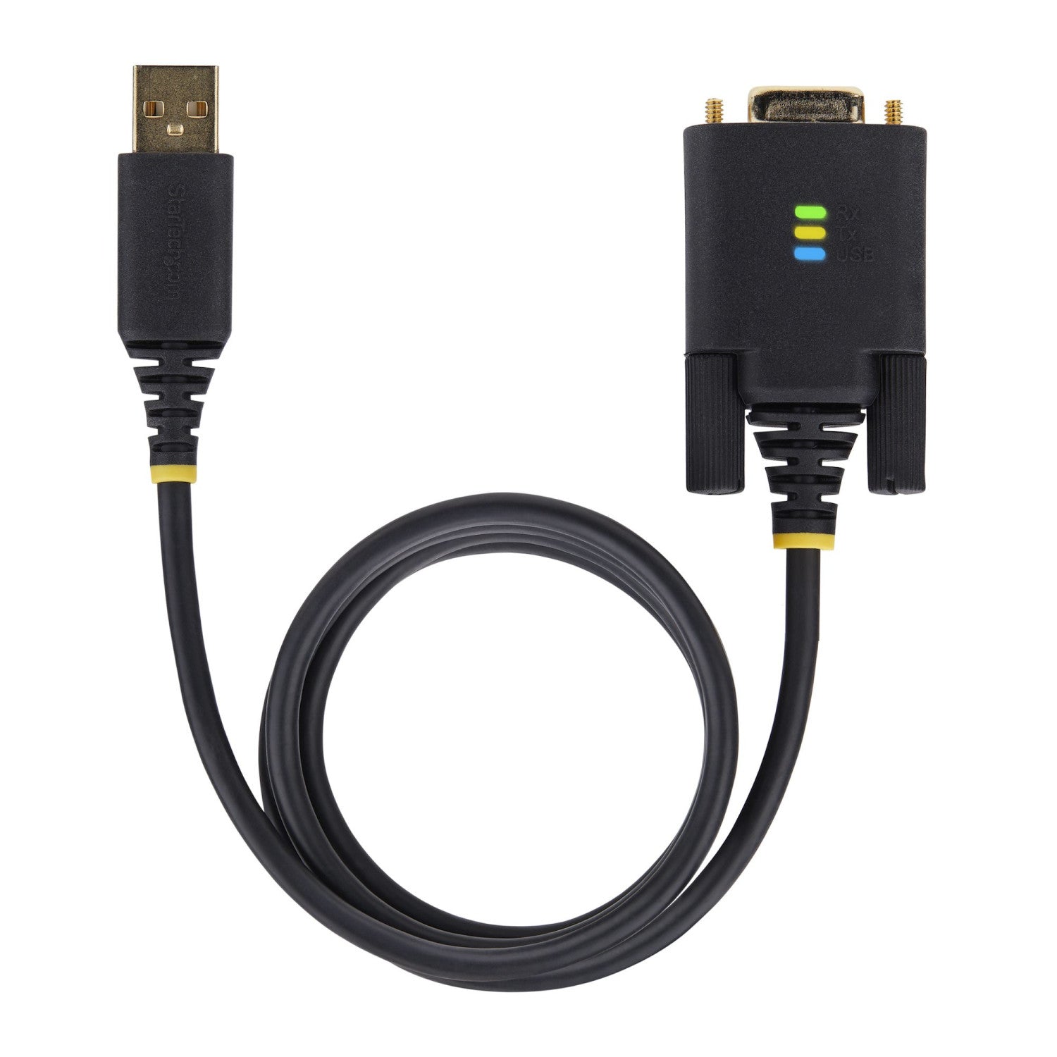 StarTech.com 1P3FFCNB-USB-SERIAL cavo seriale Nero 1 m USB tipo A DB-9