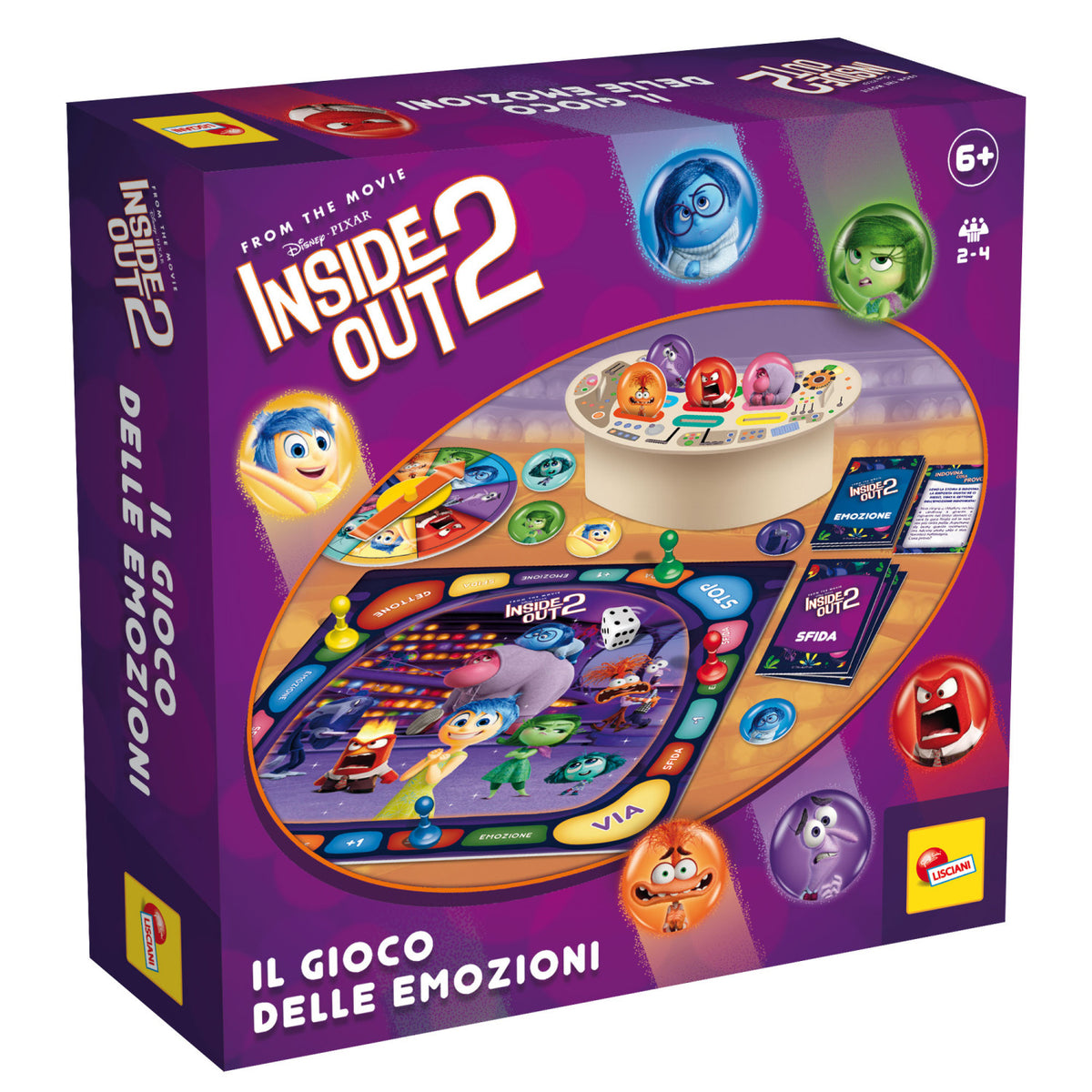Lisciani 104635 gioco da tavolo DISNEY PIXAR Inside Out 2