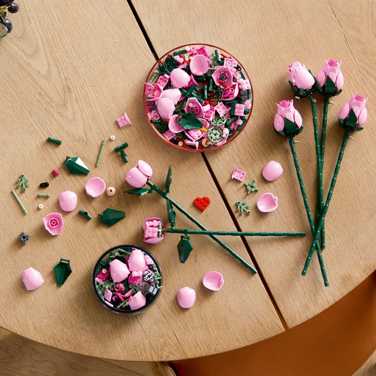 LEGO 10374 Botanicals Bouquet di Rose Rosa Set da Costruzione 789 Pezzi 18