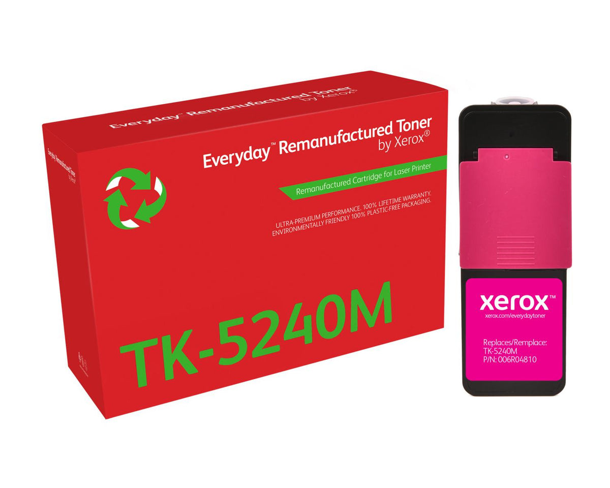 Everyday Rigenerato Toner di Xerox Magenta compatibile con Kyocera TK-5240M Capacità standard