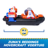 PAW Patrol : Search Rescue, Veicolo acquatico Hovercraft di Salvataggio di Zuma, con 2 Personaggi, Barca Giocattolo a Retrocarica, Giocattoli per Bambini e Bambine, 3 Anni