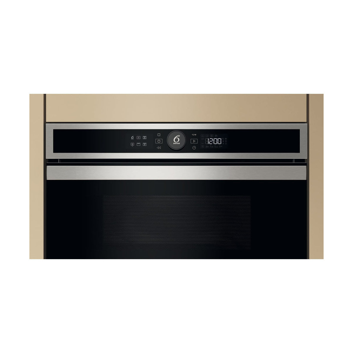 Whirlpool WMD4I4MX Microonde con grill, inox, Display Lcd 6 Senso, Crisp, 31 Lt