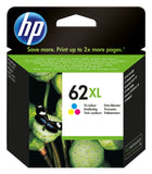 HP 62XL C2P07AE 301 High Yield Tri Color Original Ink Cartridge Cartuccia d'Inchiostro 1 pz Resa Elevata XL Ciano Magenta Giallo