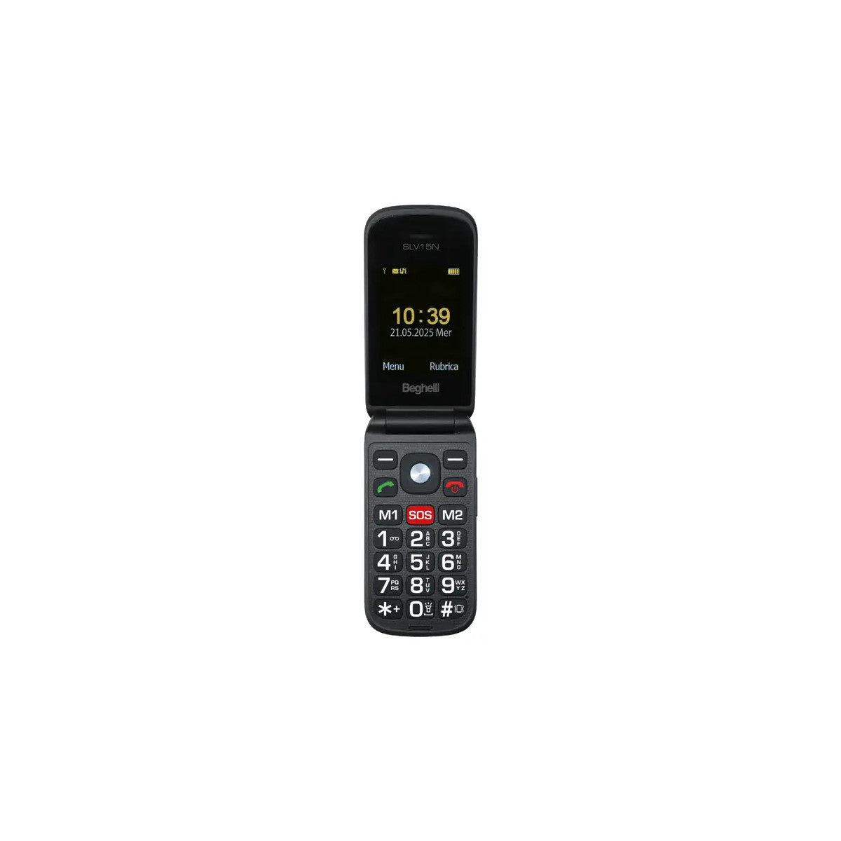 Beghelli 9137N cellulare 6,1 cm (2.4") 87 g Nero Telefono per anziani