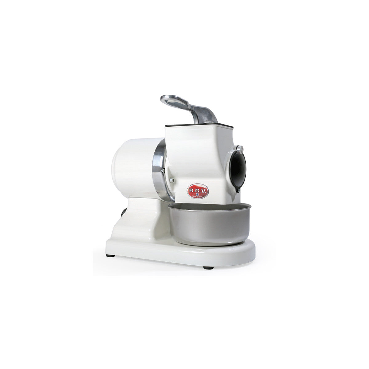 RGV Robusta grattugia e spiralizzatore elettrici Grattugia elettrica Alluminio Acciaio inox, Bianco