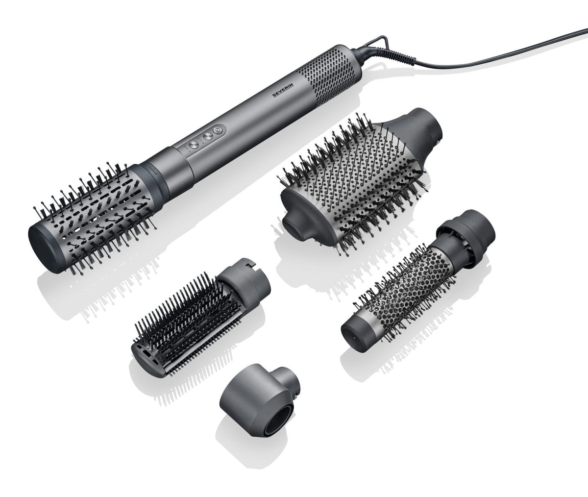 Severin WL 0683 Kit per lo styling dei capelli Antracite, Argento 1500 W 2,8 m