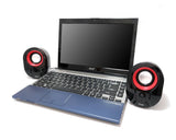 Equip 245332 Altoparlante Mini per PC e Portatile Cablato 6 W Nero Rosso
