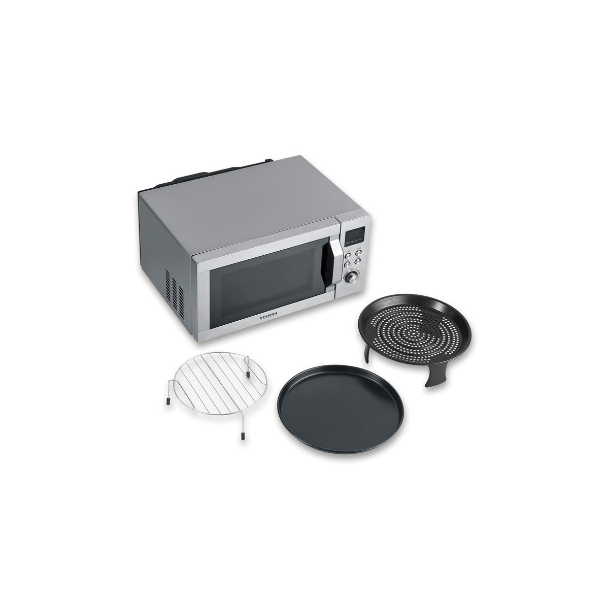 Severin MW 7918 forno a microonde Argento Microonde combinato Superficie piana 25 L 900 W