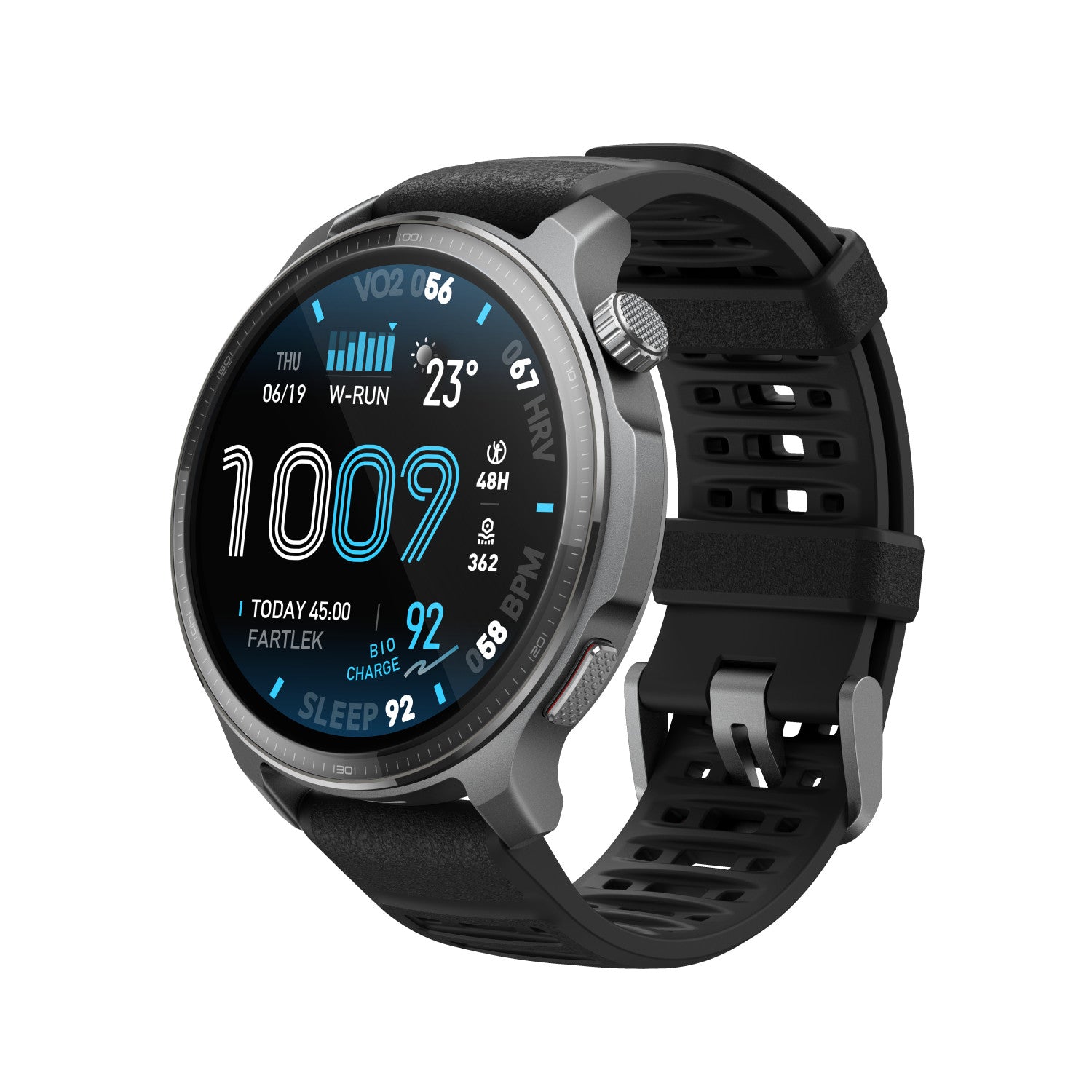 Amazfit Balance 2 XT 3,81 cm (1.5") AMOLED Digitale 480 x 480 Pixel Touch screen Nero Wi-Fi GPS (satellitare)