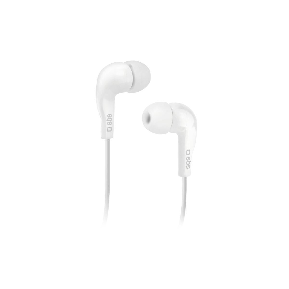SBS Auricolari filo stereo in ear Studio Mix 10. jack 3.5 mm con microfono e tasto alla risposta