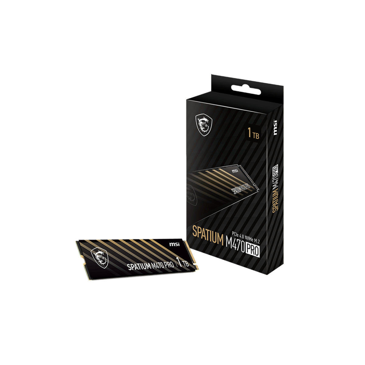 MSI SSD SPATIUM M470 PRO PCIe 4.0 NVMe M.2 1TB 2 GB PCI Express 4.0 3D NAND