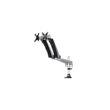 StarTech.com ARMDUAL30 supporto da tavolo per Tv a schermo piatto 76,2 cm (30") Nero, Argento Scrivania