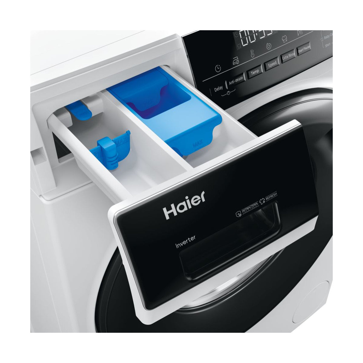 Haier HW80-BP14939 lavatrice Caricamento frontale 8 kg 1400 Giri/min Bianco