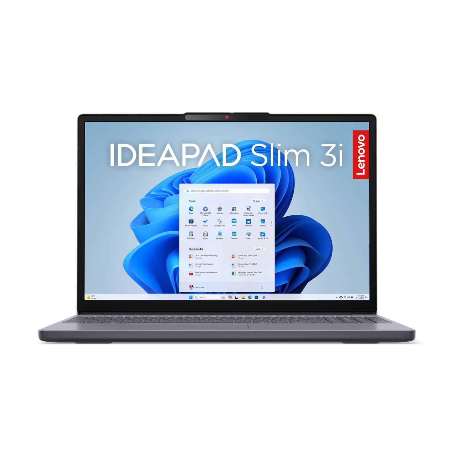 Lenovo IdeaPad Notebook Slim 3 Display 15.3 pollici WUXGA (1920x1200) Processore INTEL CORE i5-13420h Memoria RAM 16GB Memoria SSD 512GB Scheda grafica Integrata Sistema Operativo WINDOWS 11 HOME LUNA_GREY Caricatore NON incluso
