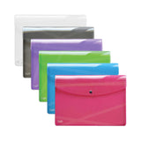 Favorit 400135689 cartella Polipropilene (PP) Blu, Verde, Grigio, Viola, Rosso, Trasparente A4