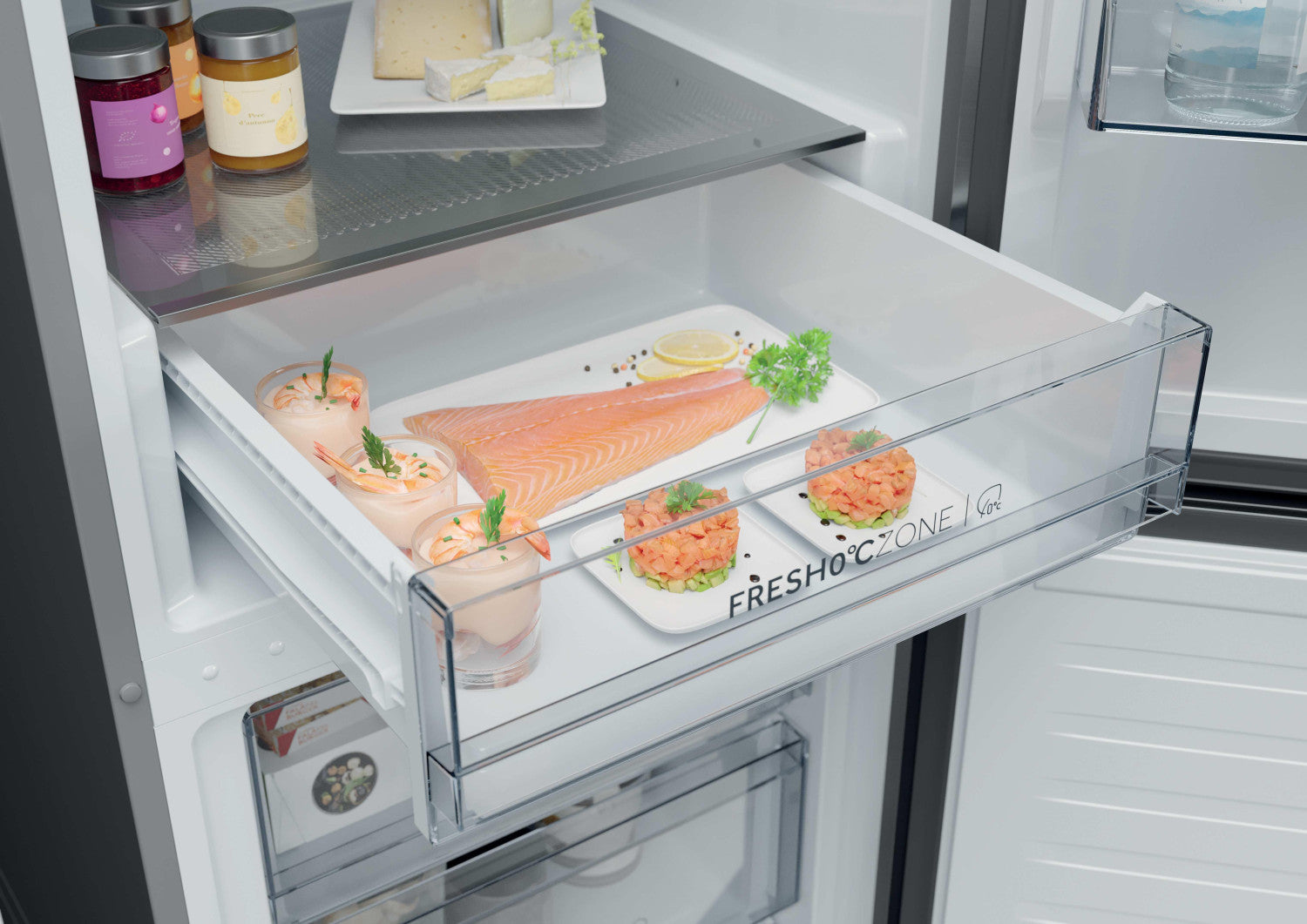 Haier HDPR1618ANPD Frigorifero Libera installazione 355 L A Acciaio inox