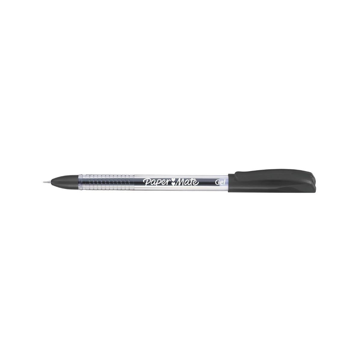 Papermate 2084415 penna gel Penna in gel con cappuccio Nero 4 pz